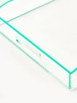 Vassoio Decorativo Con Bordo Ondulato Elsa