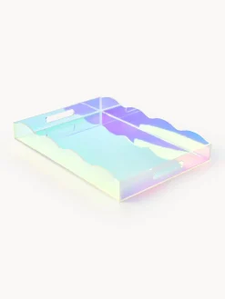 Vassoio Decorativo Con Bordo Ondulato Elsa