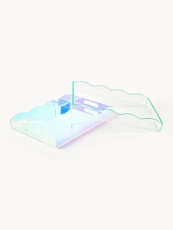 Vassoio Decorativo Con Bordo Ondulato Elsa