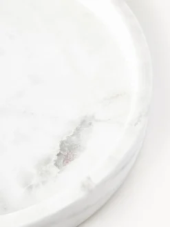 Vassoio Rotondo Decorativo In Marmo Venice