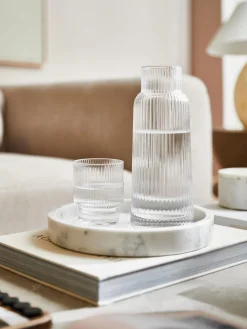 Vassoio Rotondo Decorativo In Marmo Venice