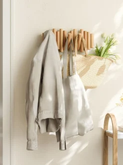 Appendiabiti Da Parete In Legno Di Pino Picket