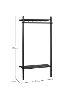 Appendiabiti In Legno Di Quercia Milford