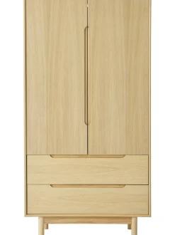 Armadio 2 Ante In Finitura In Legno Di Quercia Cassy