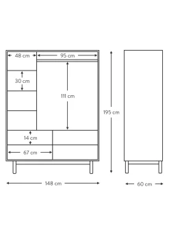 Armadio A 3 Ante Cassy