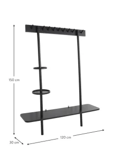 Armadio A Giorno In Legno Di Quercia Claret