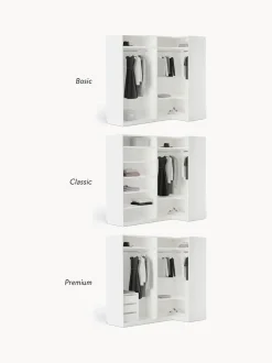 Armadio Angolare Componibile Charlotte, Larg. 215 Cm, Diverse Varianti