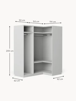 Armadio Angolare Componibile Charlotte, Larg. 165 Cm, Diverse Varianti