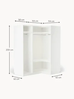 Armadio Angolare Componibile Leon, Larg. 165 Cm, Diverse Varianti