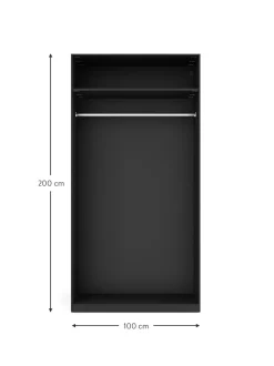 Armadio Componibile Ad Ante Battenti Leon, Larg. 100 Cm, Diverse Varianti