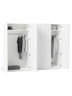 Armadio Componibile Ad Ante Girevoli Leon, Larg. 250 Cm, Diverse Varianti