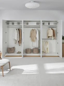 Armadio Componibile Ad Ante Girevoli Leon, Larg. 300 Cm, Diverse Varianti