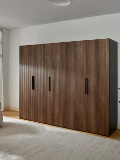 Armadio Componibile Ad Ante Girevoli Simone, Larg. 250 Cm, Diverse Varianti