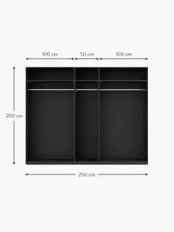 Armadio Componibile Ad Ante Girevoli Simone, Larg. 250 Cm, Diverse Varianti