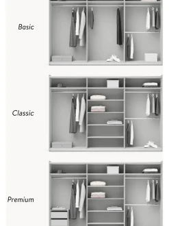 Armadio Componibile Con Ante Battente Simone, Larg. 300 Cm, In Diverse Varianti