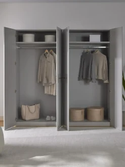 Armadio Componibile Con Ante Battenti Charlotte, Larg. 200 Cm, In Diverse Varianti