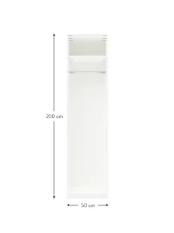 Armadio Componibile Con Anta Battente Charlotte, Larg. 50 Cm, In Diverse Varianti