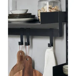 Binario Per Ganci In Acciaio Con 5 Ganci Fari