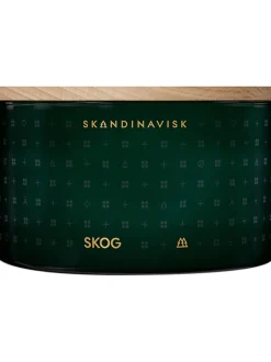 Candela Profumata A Tre Stoppini Skog (Aghi Di Pino, Pigne, Linfa Di Betulla)