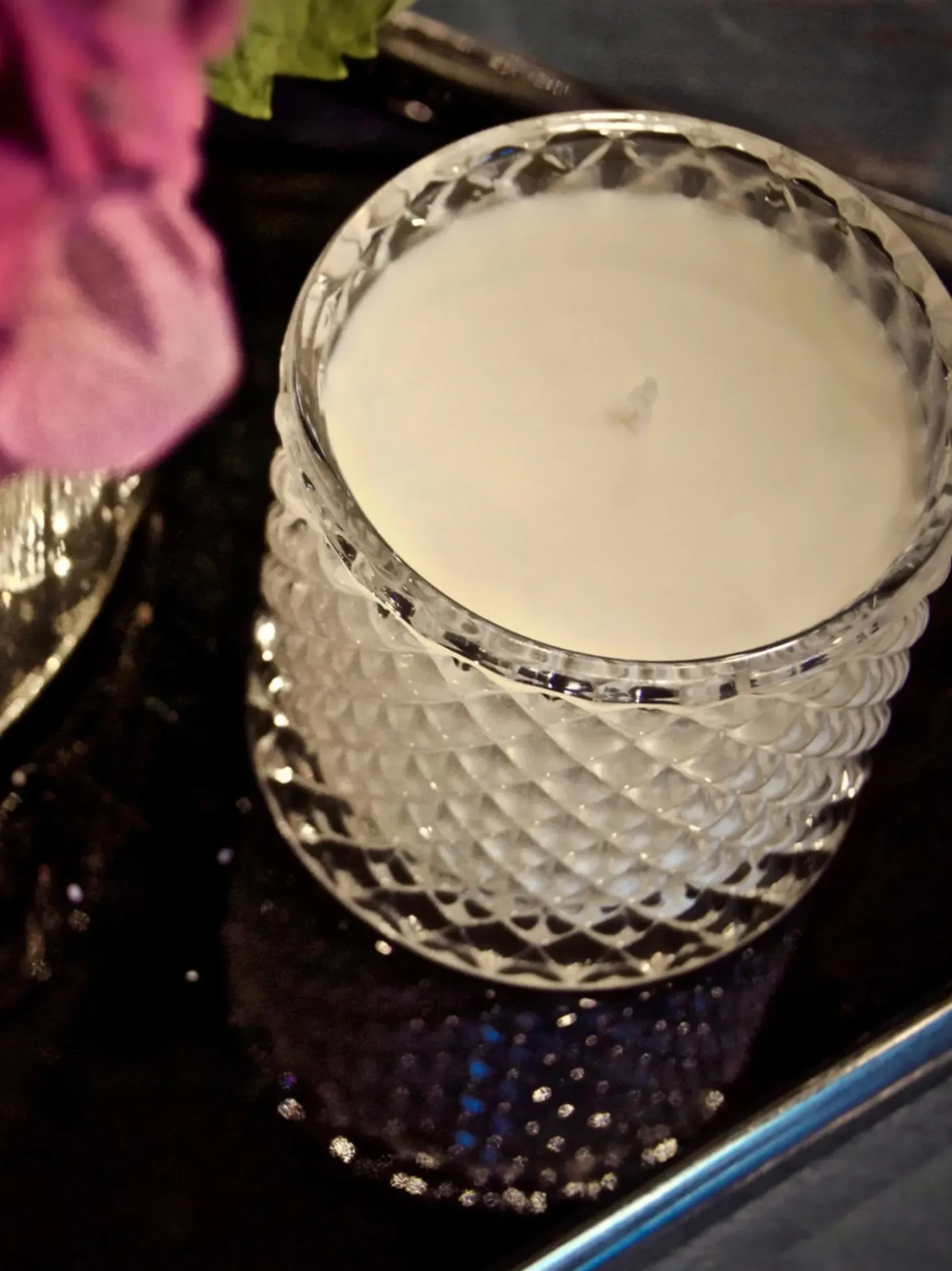 Candela Profumata Crystalene (Vaniglia, Patchouli E Lavanda)