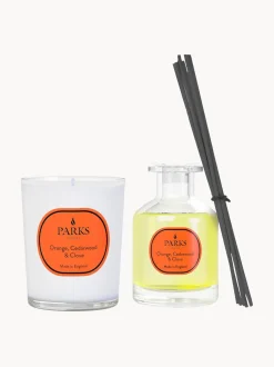 Candela Profumata E Diffusore Vintage Aromatherapy (Arancione, Cedro & Garofalo)