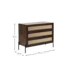 Cassettiera Con Intreccio Viennese Vienna