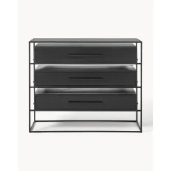 Cassettiera Con Piano In Vetro Lyle