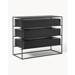 Cassettiera Con Piano In Vetro Lyle