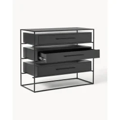 Cassettiera Con Piano In Vetro Lyle