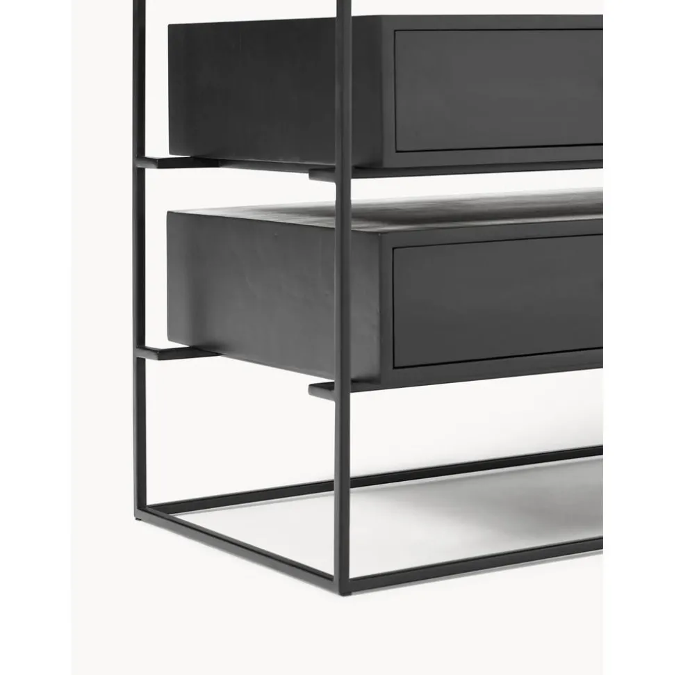 Cassettiera Con Piano In Vetro Lyle