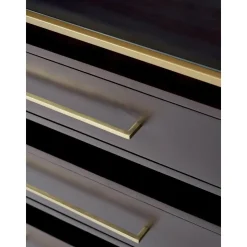 Cassettiera Con Piano In Vetro Lyle