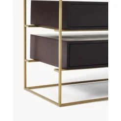 Cassettiera Con Piano In Vetro Lyle