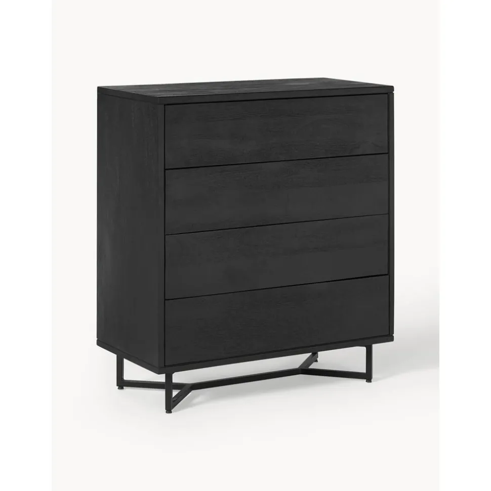 Cassettiera In Legno Di Mango Luca