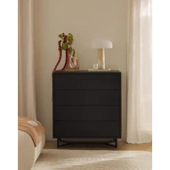 Cassettiera In Legno Di Mango Luca