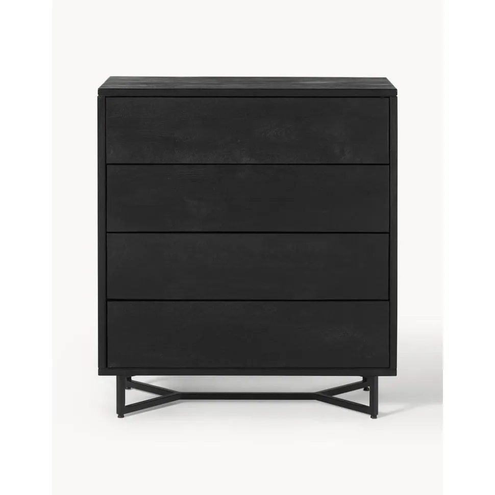 Cassettiera In Legno Di Mango Luca