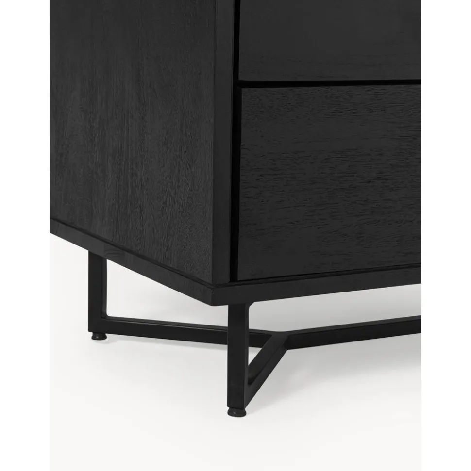 Cassettiera In Legno Di Mango Luca