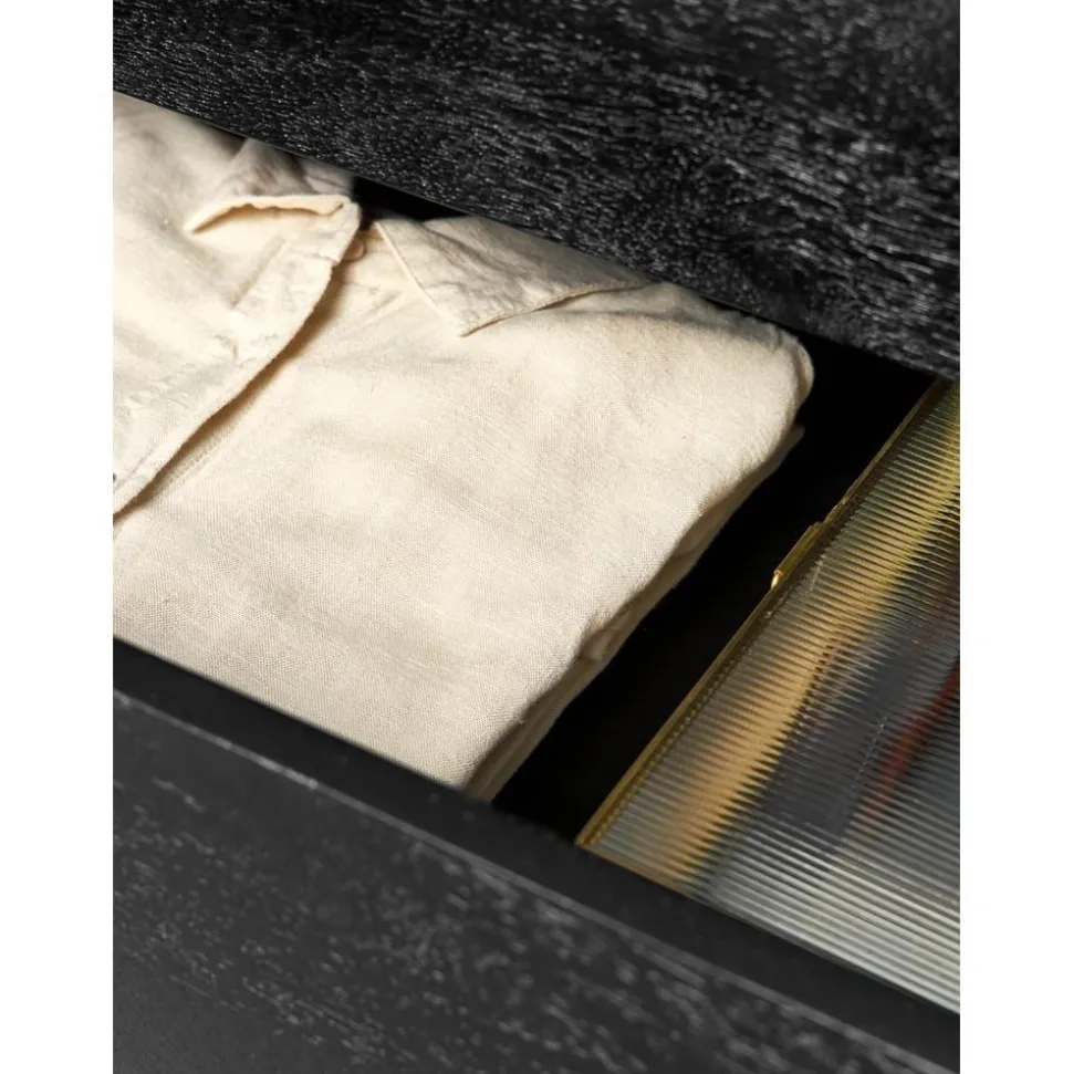 Cassettiera In Legno Di Mango Luca