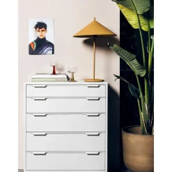 Cassettiera In Legno Sungkai Space Age