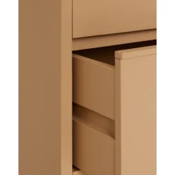 Cassettiera In Legno Sungkai Space Age