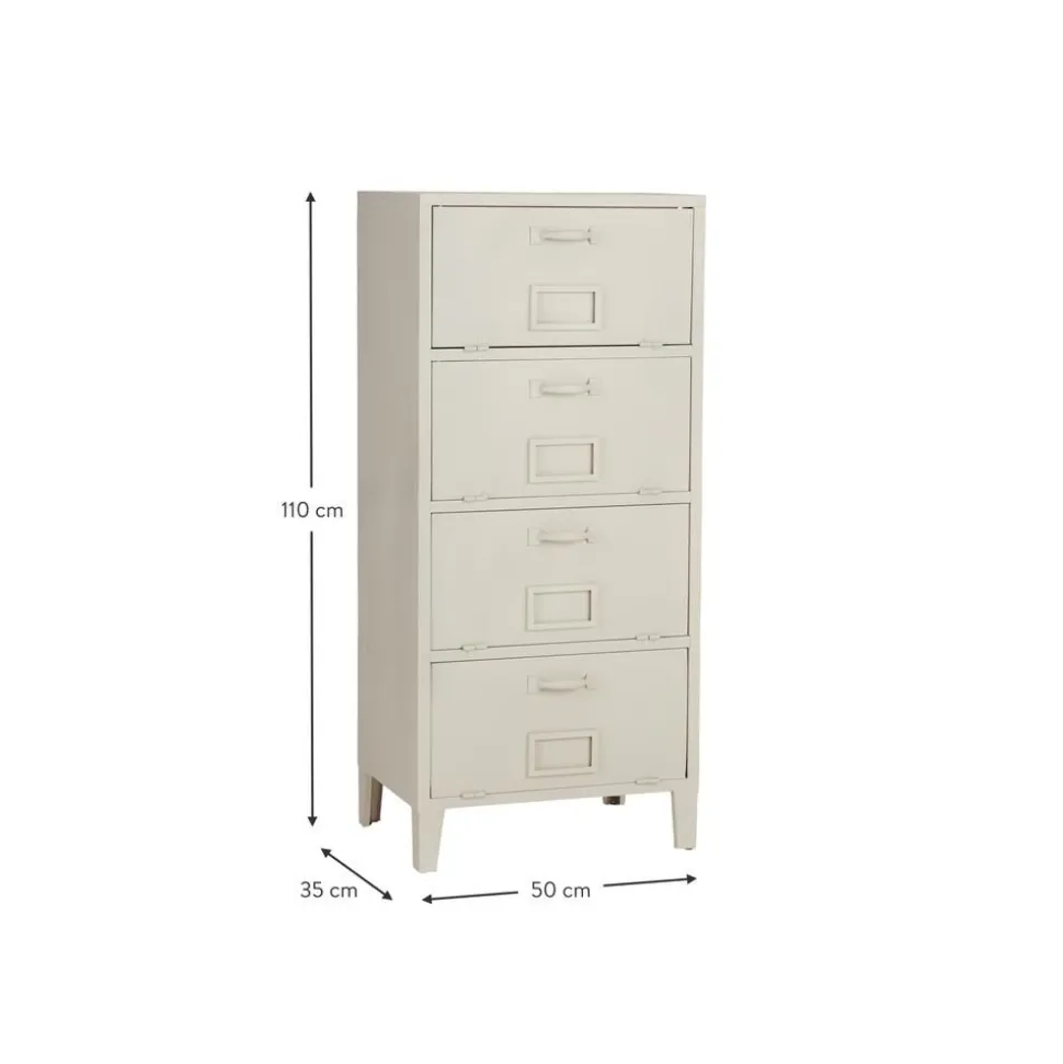 Cassettiera In Metallo Barny