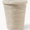 Cesto Portaoggetti In Fibra Naturale Con Coperchio Aleya
