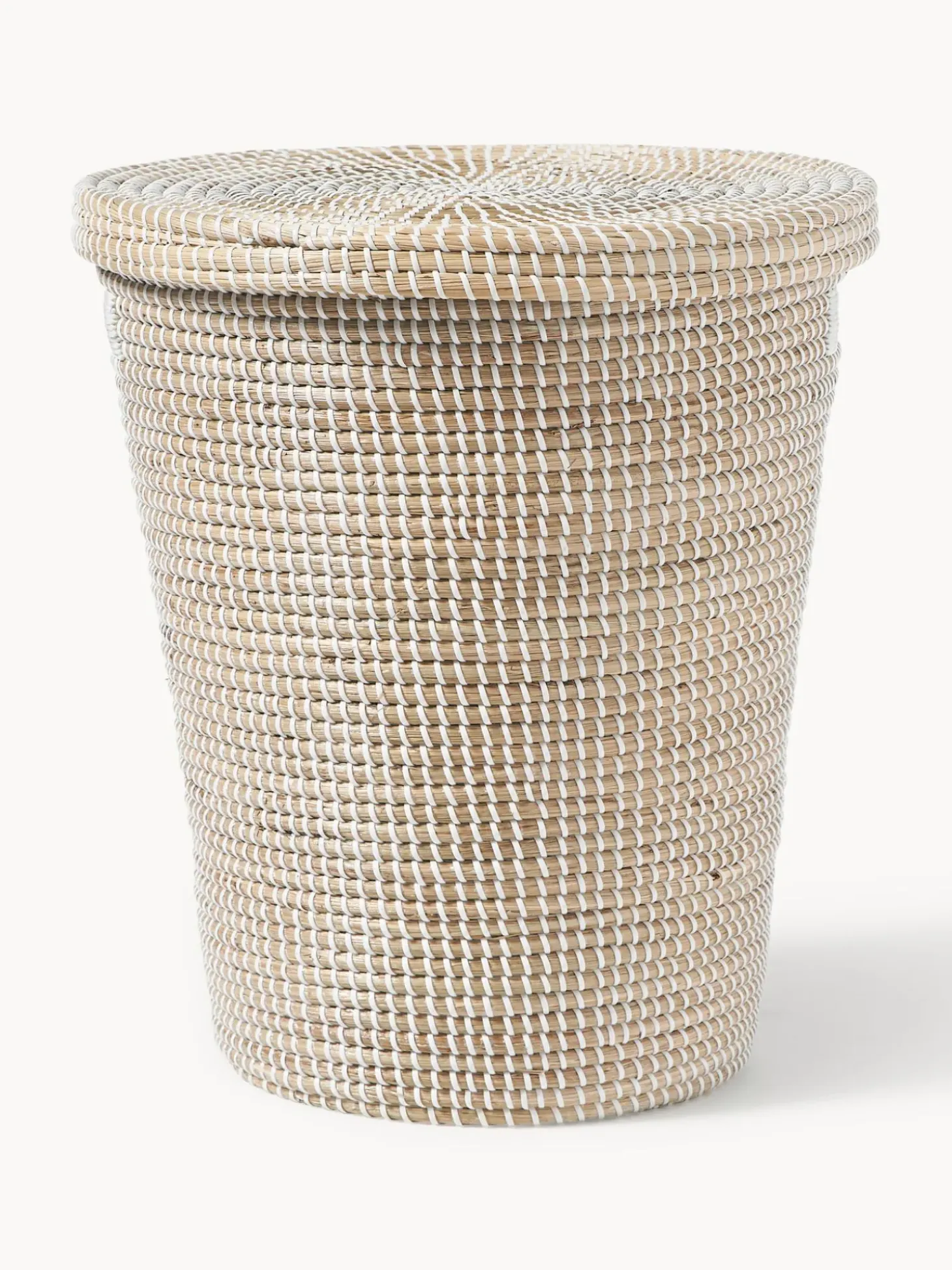 Cesto Portaoggetti In Fibra Naturale Con Coperchio Aleya