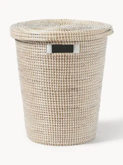 Cesto Portaoggetti In Fibra Naturale Con Coperchio Aleya