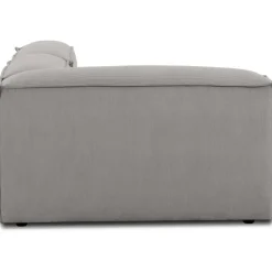 Chaise Longue Componibile In Velluto A Coste Lennon