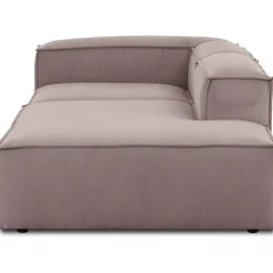 Chaise Longue Componibile In Velluto A Coste Lennon