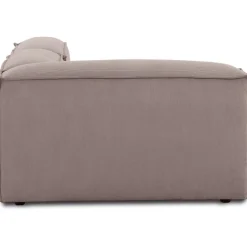 Chaise Longue Componibile In Velluto A Coste Lennon