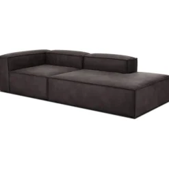 Chaise Longue Componibile In Pelle Riciclata Lennon