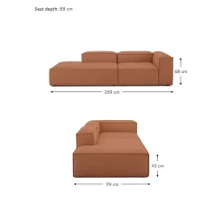 Chaise Longue Componibile Lennon