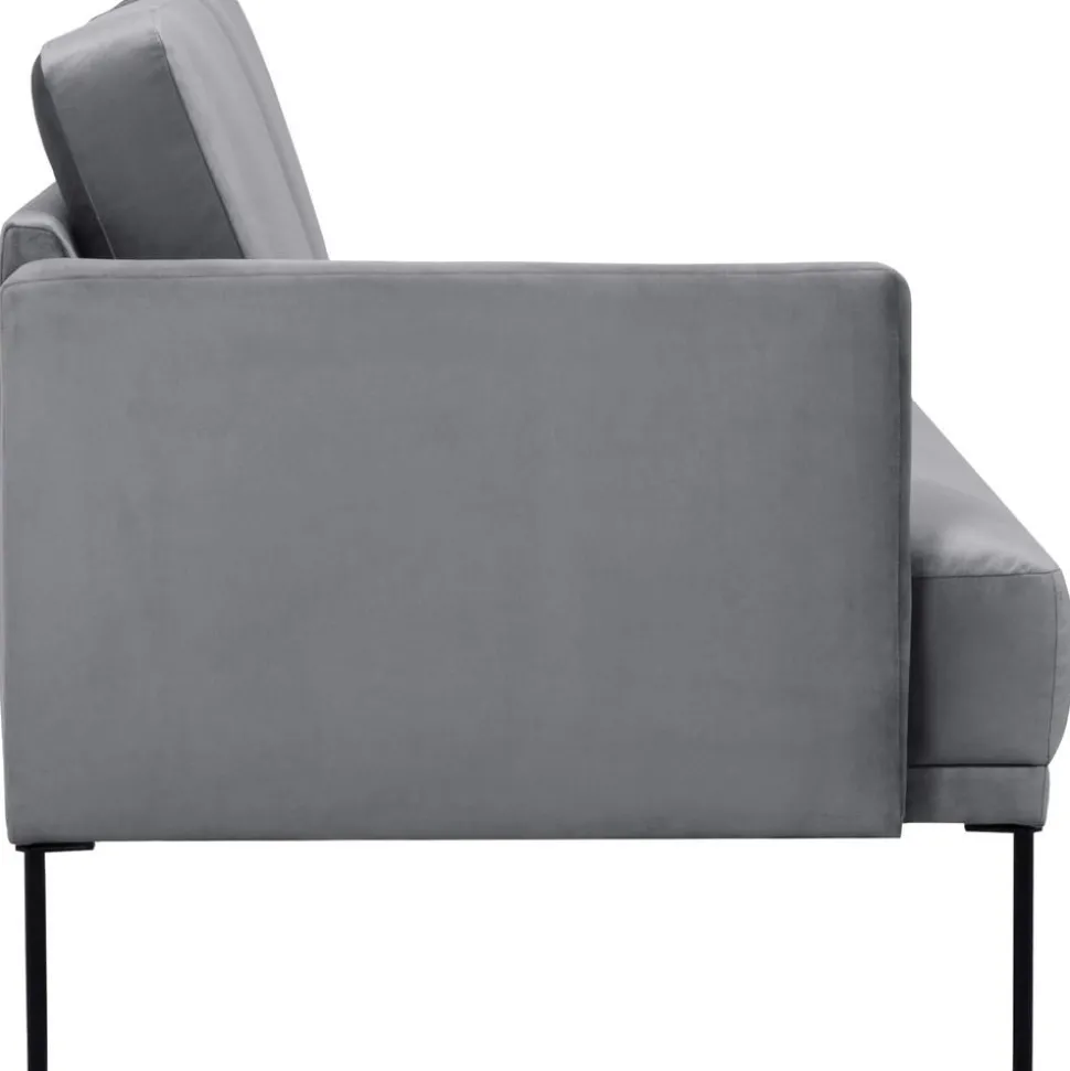 Chaise Longue In Velluto Fluente