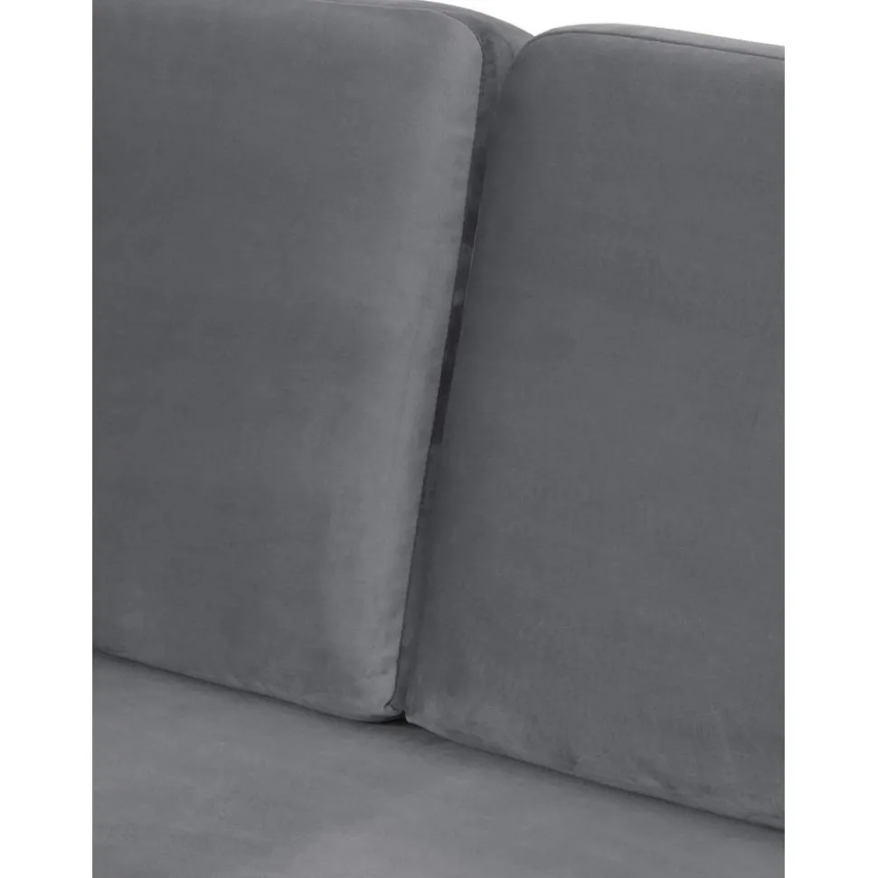 Chaise Longue In Velluto Fluente